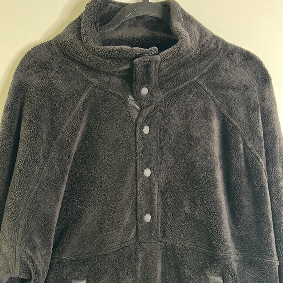 Athleta black recovery snap sweatshirt size 1X - Picture 7 of 13